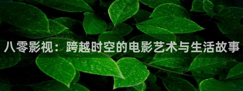 酷客影院网址：八零影视：跨越时空的电影艺术与生活故事